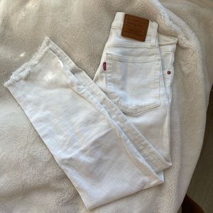Levi’s White 501 Jeans